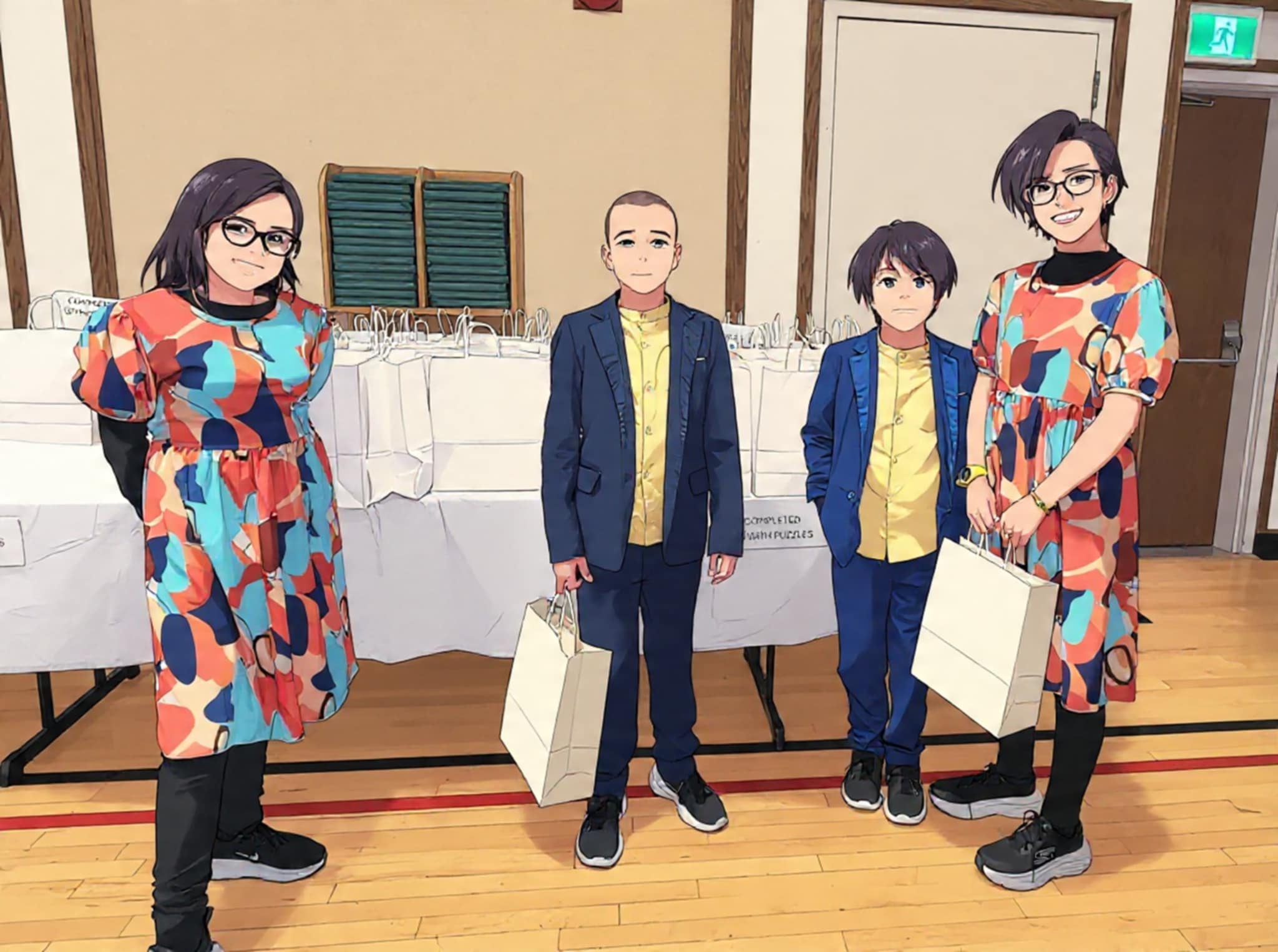 Instruments and stage